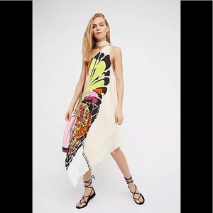 FREE PEOPLE BOLD AS LOVE ONE SHOULDER MIDI XS